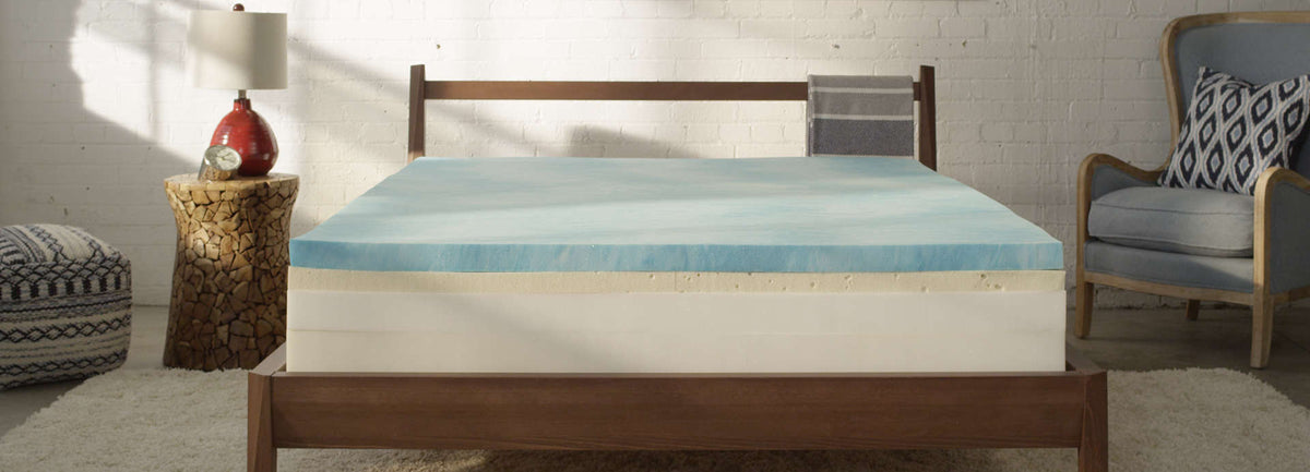 side view of hard foam layers of extra firm chiropractor recommended mattress, best mattress for back pain